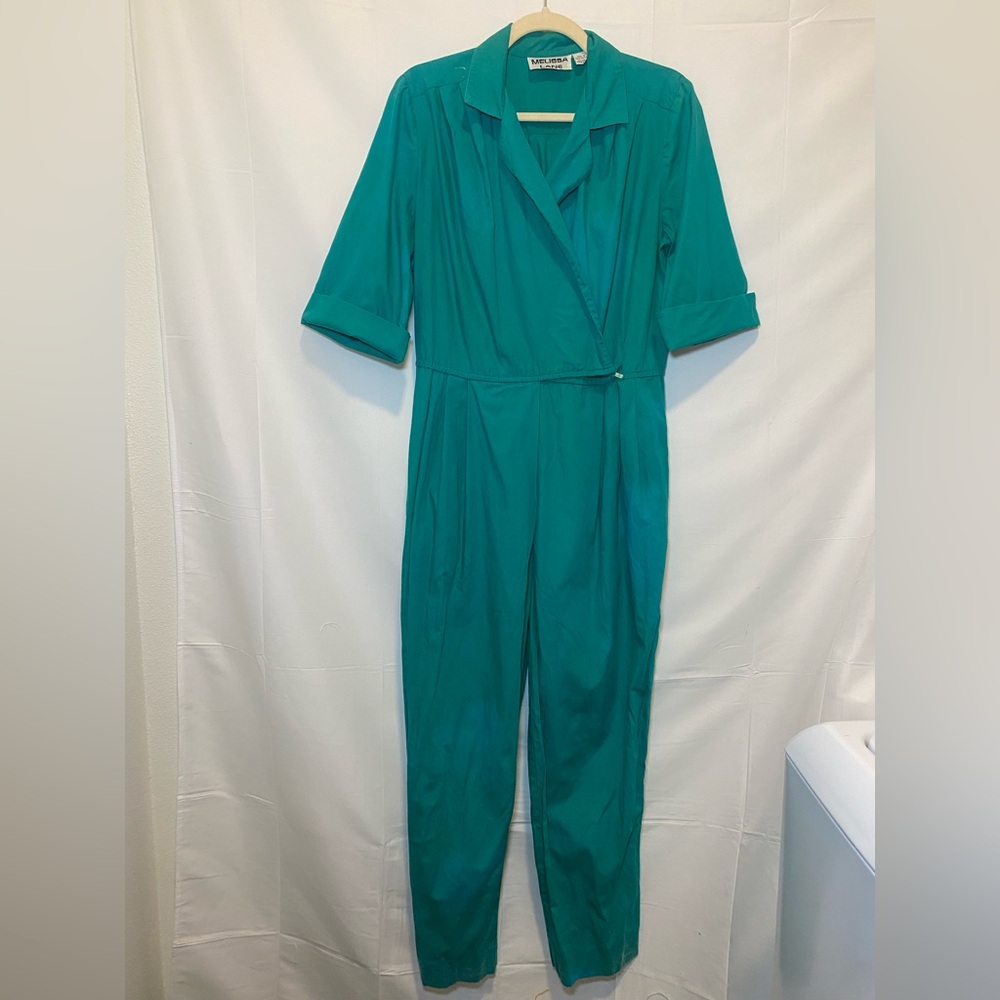 Melissa Lane Turquoise Vintage Jumpsuit